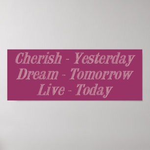 Poster Rose chéri