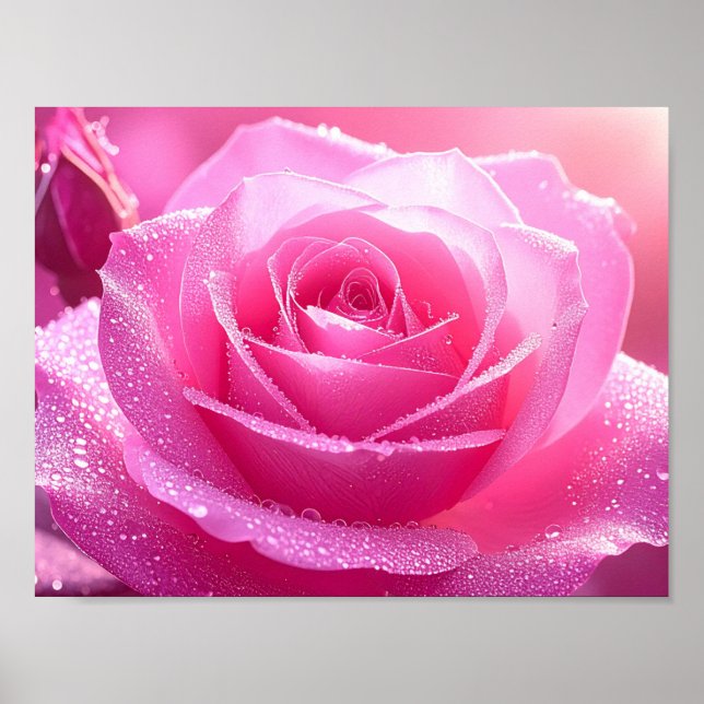 Poster rose de Frédéric Mistral Rose embrassé par  (Devant)