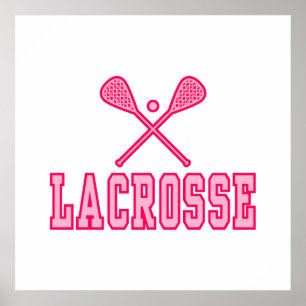 Poster Rose de lacrosse