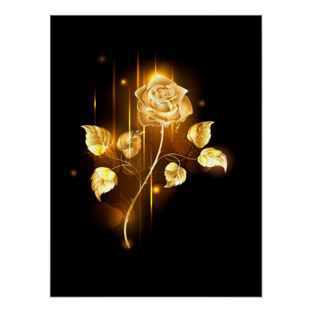 Poster Rose d'or ( rose d'or ) (Devant)