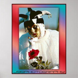 Poster rose du carnaval