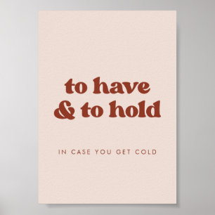 Poster Rose élégant pour avoir et tenir une couverture Ma