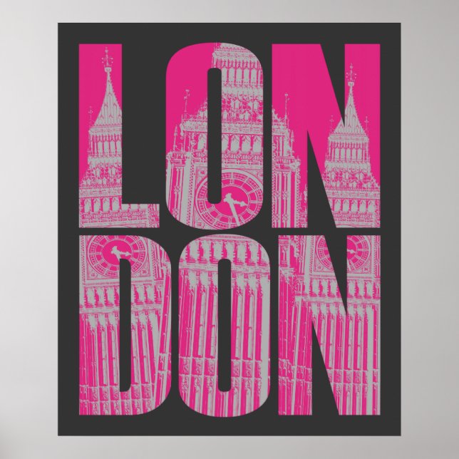 Poster Rose Londres (Devant)