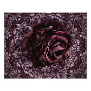 Poster Rose Mandala