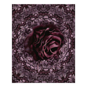Poster Rose Mandala