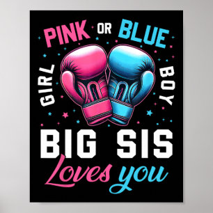 Poster Rose Ou Bleu Big Sis Aime Vous Boxer Genre Revea