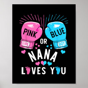 Poster Rose Ou Bleu Nana Vous Aime Boxer Genre Révéler P