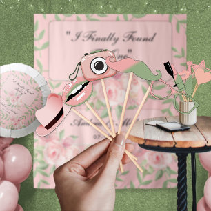 Poster Rose pâle   Sage Fun Photo Booth Mariage Props