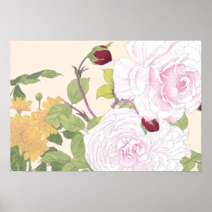 Poster Rose rose rose rose rose rose vintage