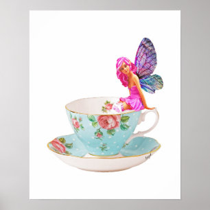 Poster Rose, Teacup Fairy,