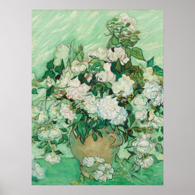 Poster Rose - Vincent van Gogh (Devant)