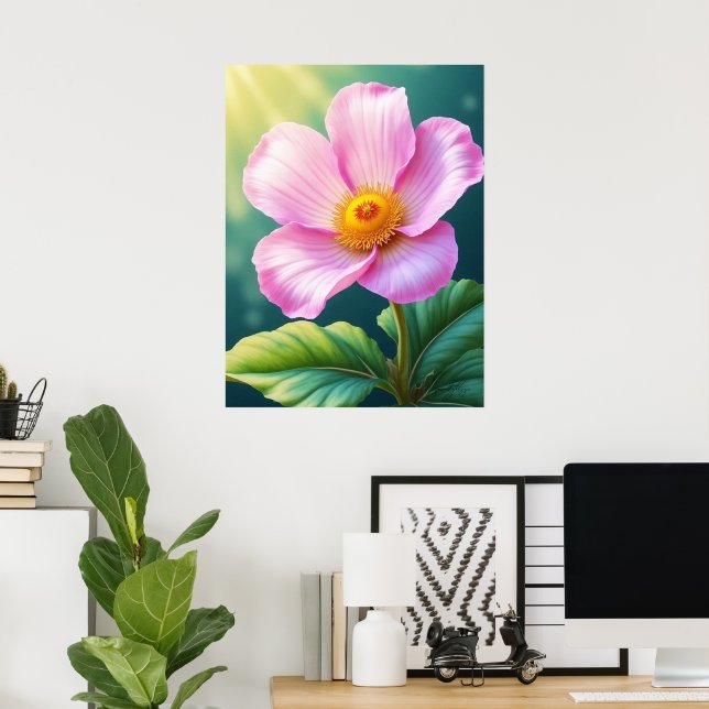 Poster Roseate Blush (Bureau à domicile)
