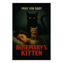 Rosemary’s Kitten – Vintage Horror Cat Parody