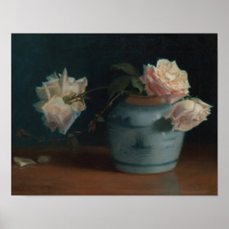 Poster Roses dans un Vase Mary Hiester Reid