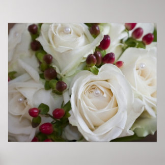 Poster Roses ivoiriens sur toile