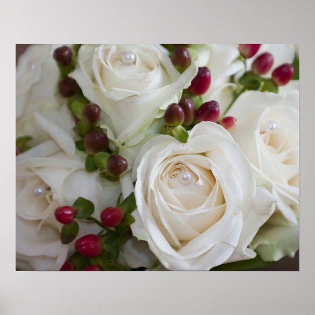 Poster Roses ivoiriens sur toile (Devant)