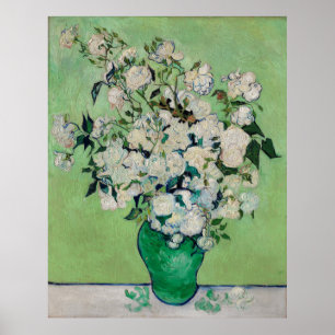 Poster Roses par Vincent Van Gogh