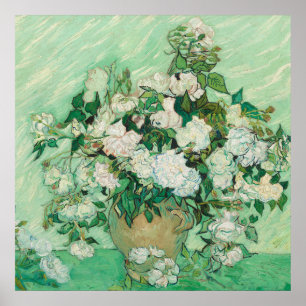 Poster Roses par Vincent Van Gogh