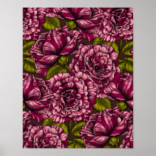 Poster Roses pour vous