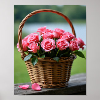 Poster roses roses belles