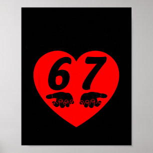 Poster Roses rouges blabla six sept drôle Valentin Memes 