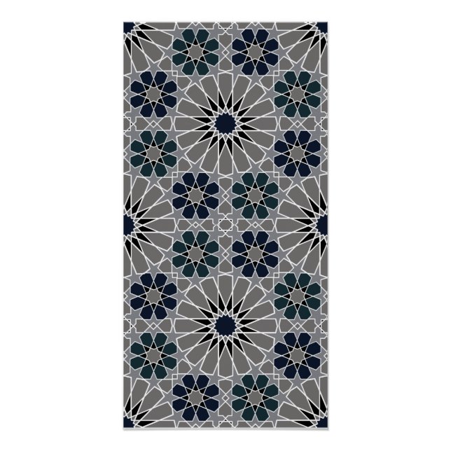 Poster Rosettes 16s et 8s Style marocain 3 (Devant)