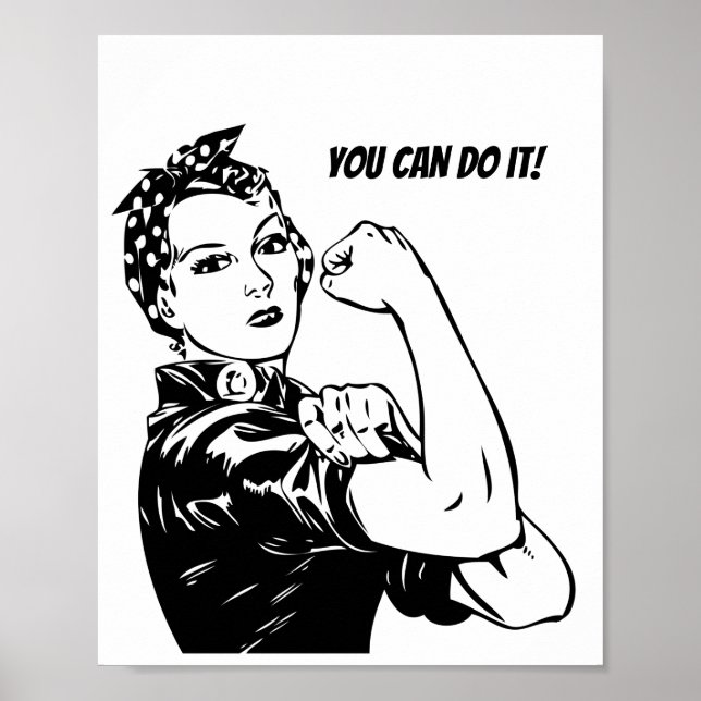Poster Rosie Riveter (Devant)