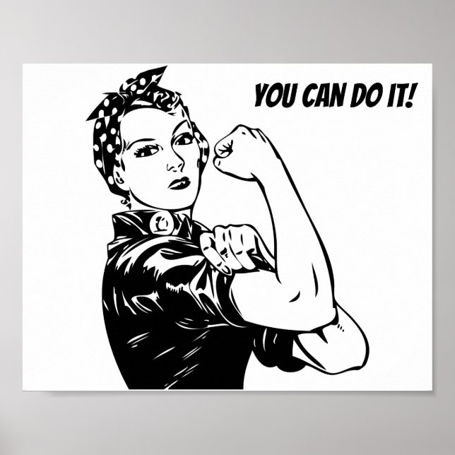 Poster Rosie Riveter (Devant)