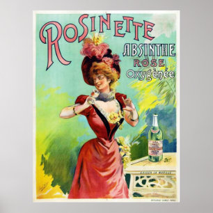 Poster Rosinette Absinthe
