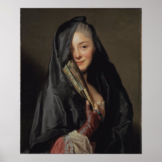 Poster Roslin Lady avec Voile CC0013 (Devant)