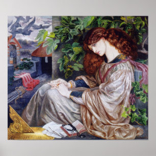 Poster Rossetti - La Pia De Tolomei 1880