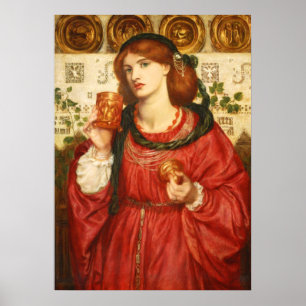 Poster Rossetti The Loving Cup CC0175