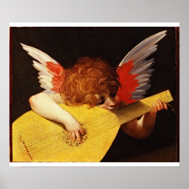 Poster Rosso Fiorentino - Angel musical (Devant)