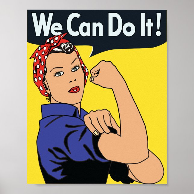 Poster Rosy Le Riveter (Devant)