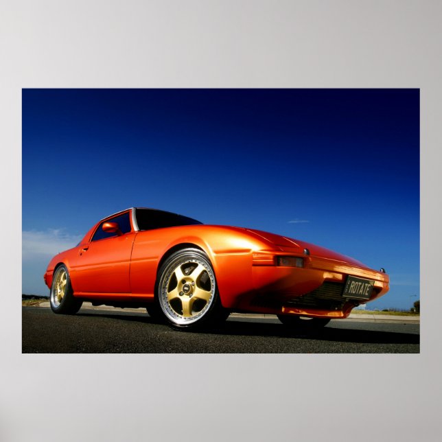 Poster Rotor Mazda RX7 (Devant)