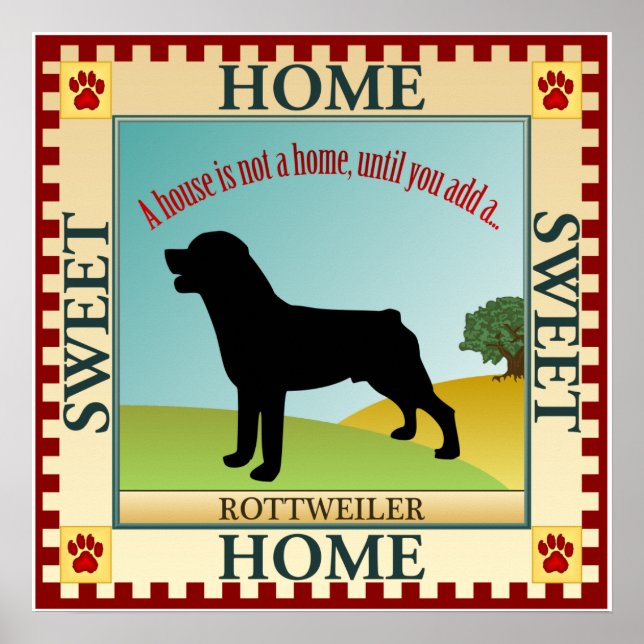 Poster Rottweiler (Devant)