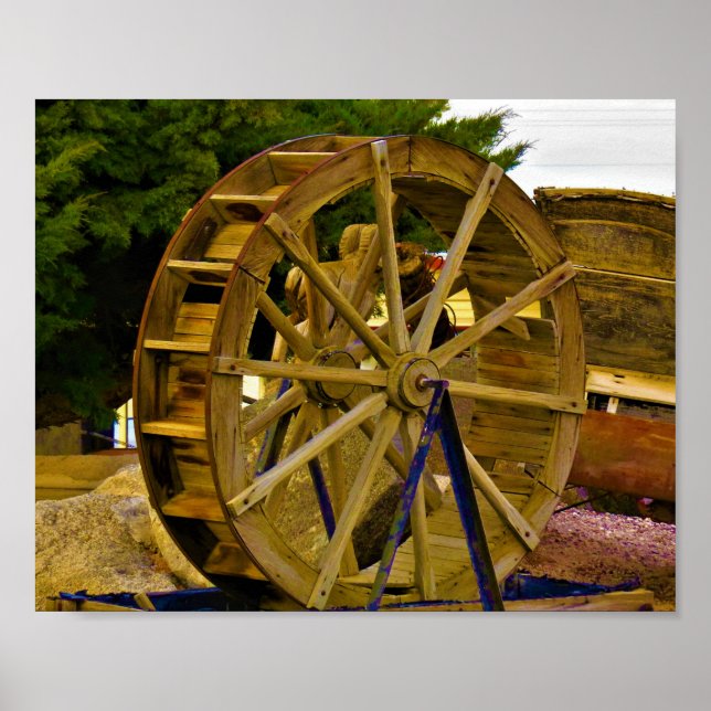 Poster Roue à eau (Devant)