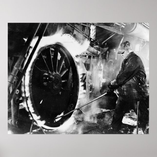Poster Roue chaude, années 1940 (Devant)