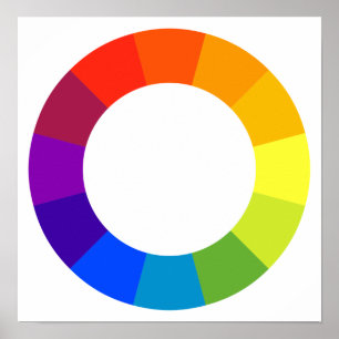 Poster Roue couleur