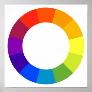 Poster Roue couleur