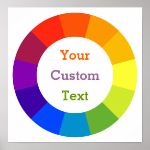 Poster Roue couleur