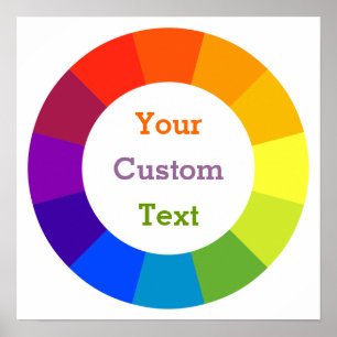 Poster Roue couleur