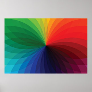 Poster Roue de dégradé de couleur