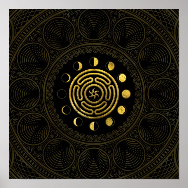 Poster Roue de l'Hécate et des Lunes (Devant)