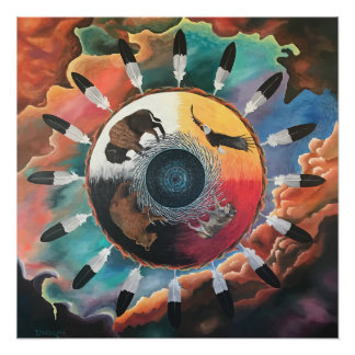 Poster Roue de médecine