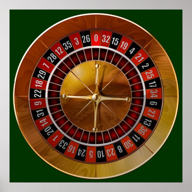 Poster Roue de Roulette (Devant)