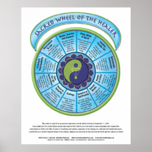 Poster Roue sacrée du guérisseur