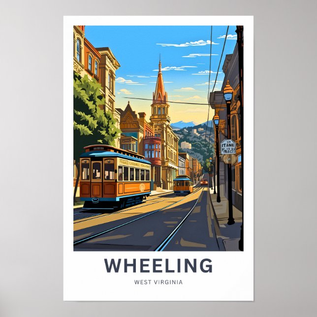 Poster Roue Virginie-Occidentale Imprimer (Devant)
