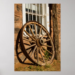 Poster Roue Western Wagon
