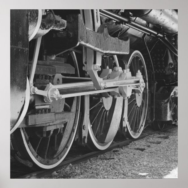 POSTER ROUES D'ACIER # 4 (Devant)